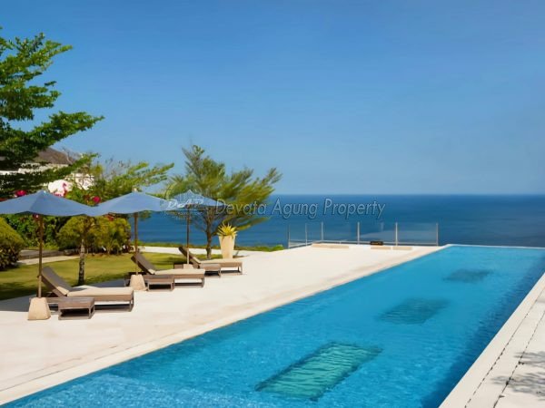 Modern luxury villa cliff front ocean view and wedding venue in uluwatu Bali