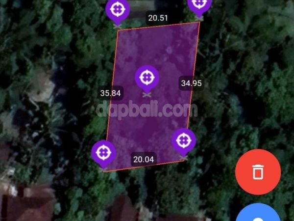 700 sqm land for freehold sale in Semana Ubud, Gianyar