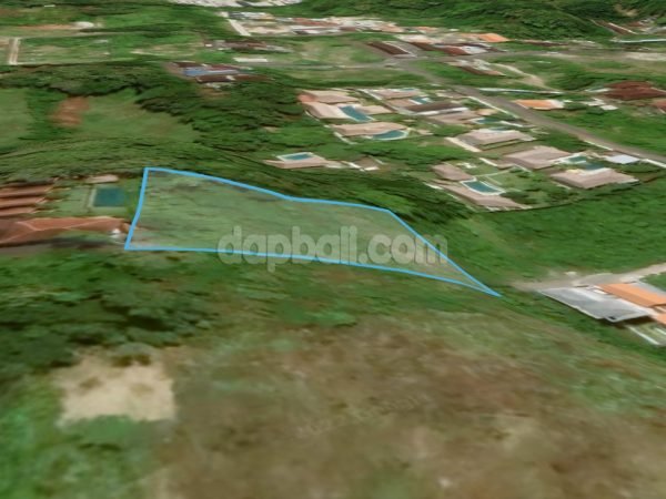 895 sqm Land with clear ocean view located on Jl. Toya Ning, Ungasan