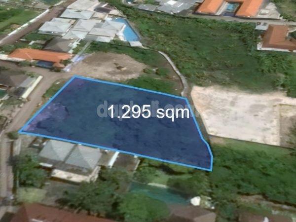 1295 sqm land about 500 m from Atlas Beach Fest, Canggu