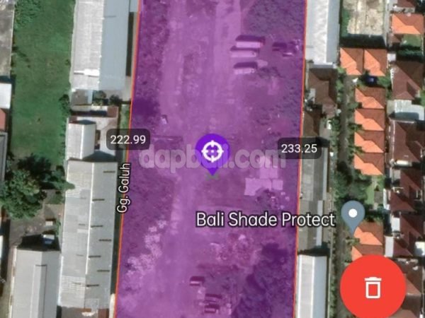 16.134 sqm vacant land in a premium area of Suwung, Denpasar selatan