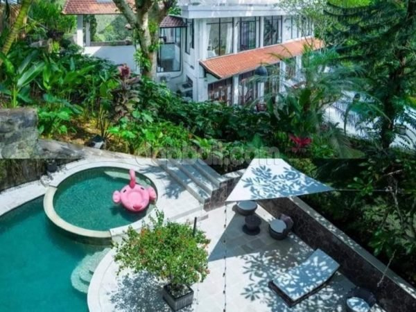 Stunning villa with rice field, river and jungle scenery in Cepaka, Mengwi