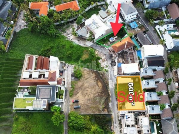 300 sqm premium land in Tibubeneng, Canggu