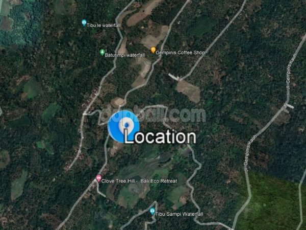 4700 sqm land in agro-tourism area of Gunung salak, Tabanan