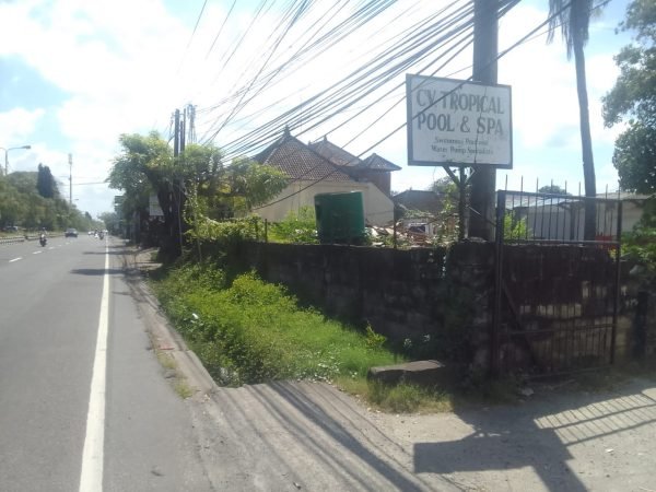 532 sqm premium land located in the main road of By Pass Ngurah Rai, Sanur