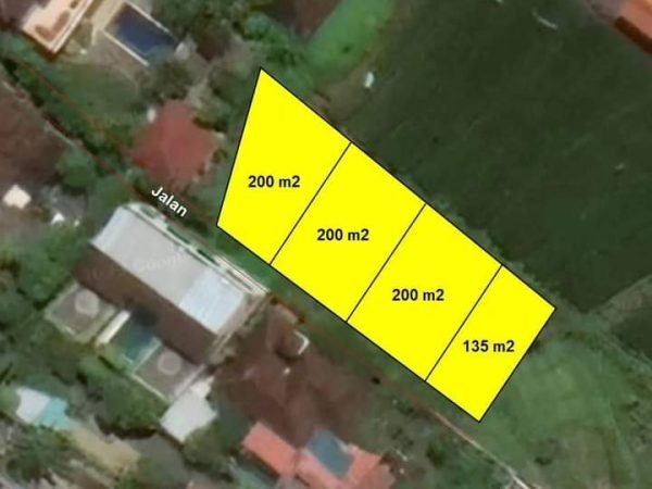 23670 - 735 sqm land plot available in Batu Bolong, Canggu