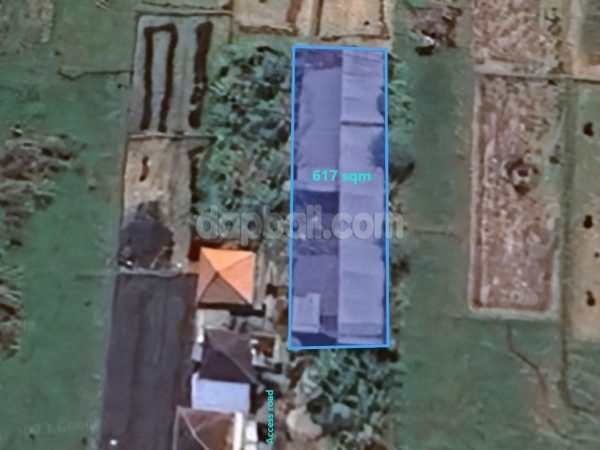 23956 - 617 sqm picturesque freehold land in Mekar, Pemogan