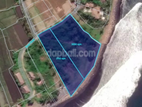 24736	- 8700 sqm beachfront land for sale at Blahbatu, Gianyar-Bali