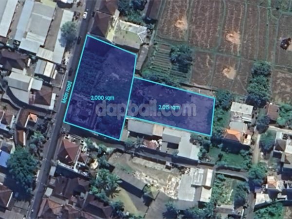 24742 - 4000 sqm residential land for freehold sale in Abian Base - Mengwi