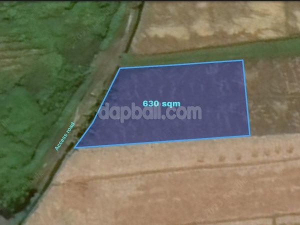 26065 - Beautiful plot of 630 sqm for sale with ocean view at Kedungu, Tabanan, Bali