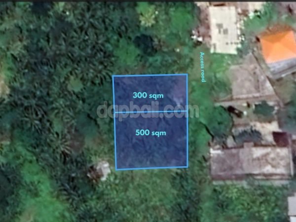 26214 - Quiet environment of 800 sqm land for sale in Gubug, Pesiapan, Tabanan, Bali