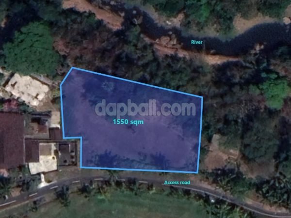 25773 - 1550 sqm riverside land for sale in Antap Village, Selemadeg, Tabanan, Bali