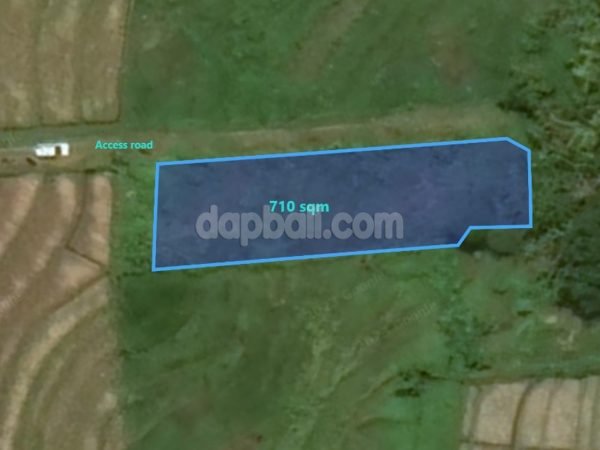 25810 - 710 sqm Rice field view land for sale in Nyanyi, Tabanan, Bali