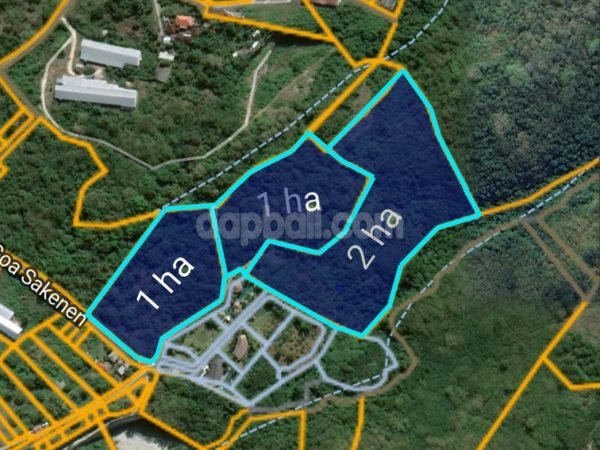 Extensive premium land of 4 Ha with Ocean view located in Jl Goa Sakenan, Goa Gong, Jimbaran, Bali