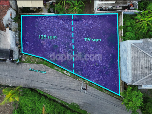 29148-Two prime plots with total size of 244 sqm for sale in Tumbak Bayuh, Munggu, Bali