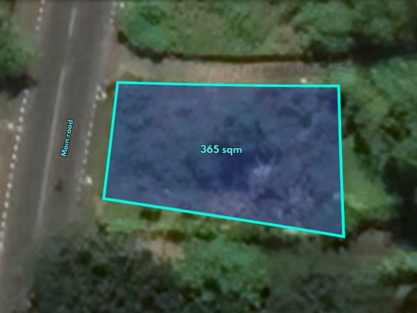 28989-Commercial small plot of 365 sqm for sale in the main road of Uluwatu, Bali