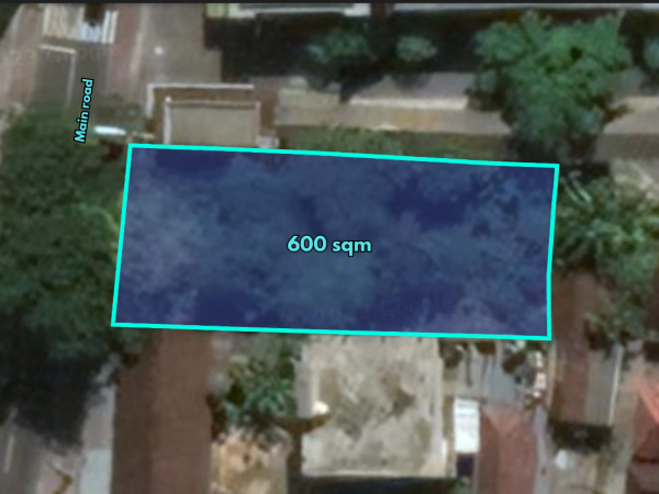 28960-600 sqm roadside plot for sale in the main road of Uluwatu, South Kuta, Bali