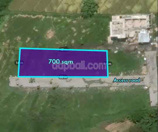 30374 - 700 sqm prime plot with breathtaking views of sunset and rice fields nearby Tanah Lot Temple, Tabanan,  Bali