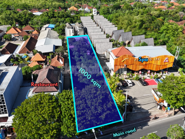 30708- 1000 sqm prime land located in an exclusive area of By Pass Nusadua, Bali