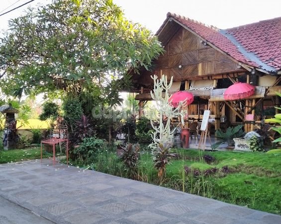 31916-Eco-friendly concept of restaurant with bamboo crafted near the beach for sale in Buleleng, Bali