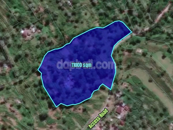 33855-11,000 sqm land with Volcano Agung view for sale in Tulamben, Karangasem, Bali