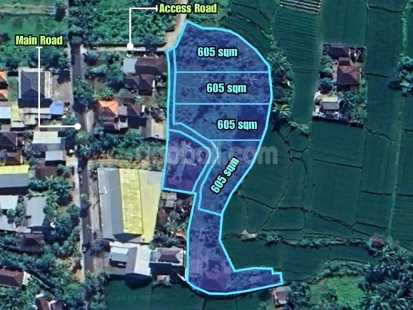 34287-2,400 sqm idyllic land for lease in Singakerta, Ubud, Gianyar, Bali