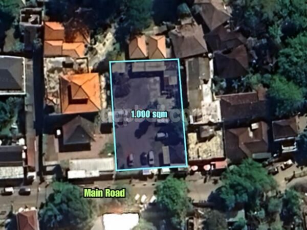 35605 - Super prime seaside land of 1,000 sqm for sale with only 50m from the beach in Sanur, Denpasar, Bali