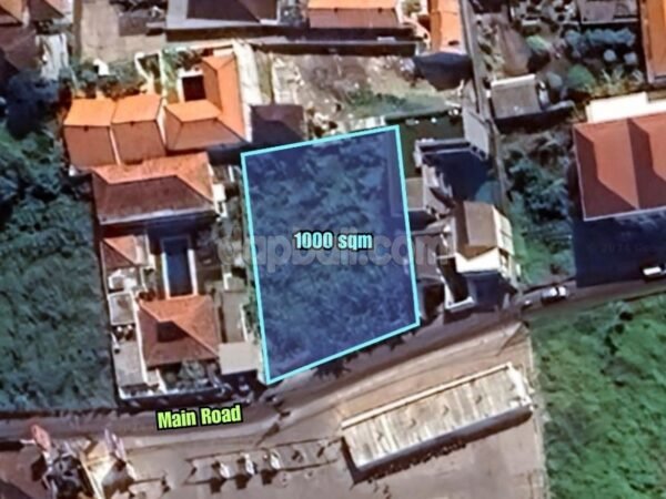 35891 - 1,000 sqm super premium land for sale with only 650m to the beach in Tibubeneng, Canggu, Badung, Bali