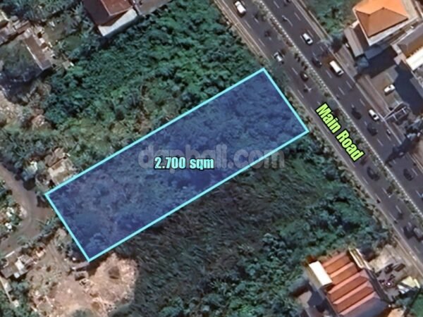 36063 - 2,700 sqm of prime commercial land for sale in Sunset Road, Seminyak, Badung, Bali