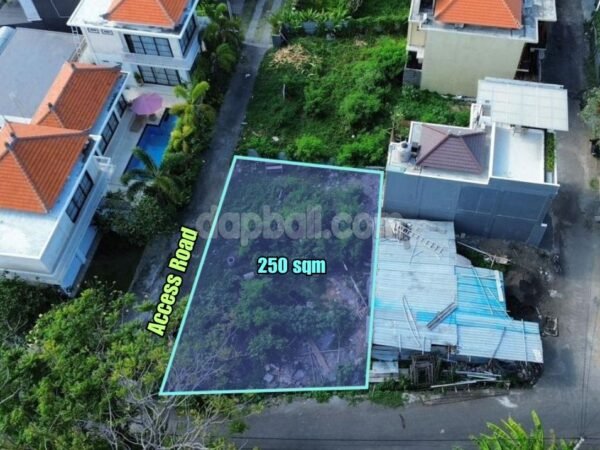 36178 - 250 sqm of prime land located in cluster environment within walking distance to Padang Galak beach, Sanur, Denpasar, Bali