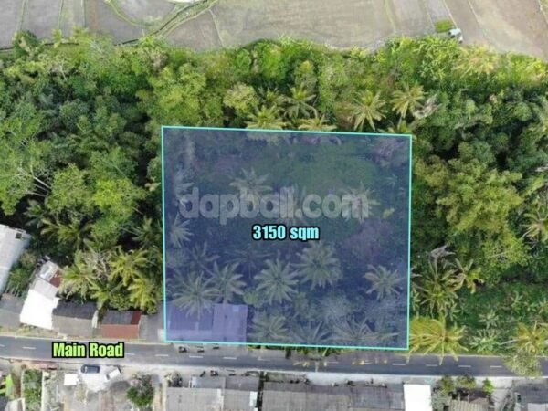 35832 - 3,150 sqm of Commercial land with captivating nature views for sale in Sebatu, Tegallalang, Gianyar, Bali