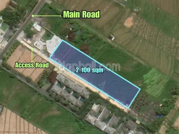 37435 - 2100 sqm land walking distance to the beach for sale in Nyanyi