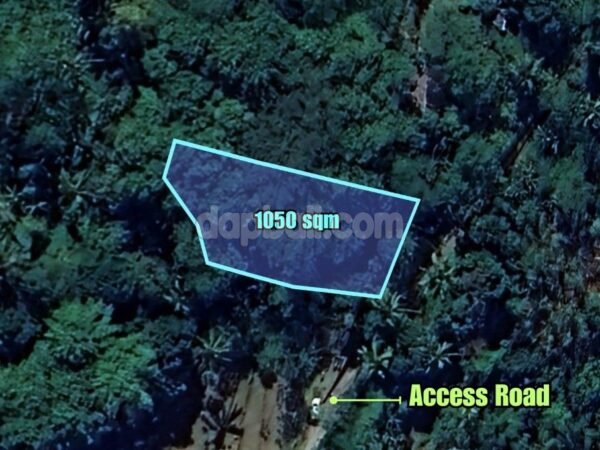 37237 - Exquisite land of 1.050 sqm with enchanting natural beauty for sale in Gianyar