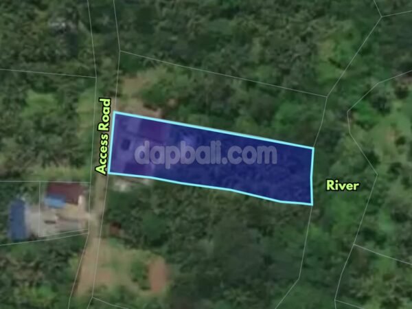 37085 - Riverfront land of 1,850 sqm for sale in Gadungan village