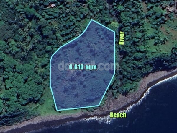 37823 - Oceanfront land of 6610 sqm for sale in Seraya, Karangasem