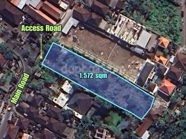 37831 - 1572 sqm plot for sale in Tiyingtutul, Pererenan, Bali