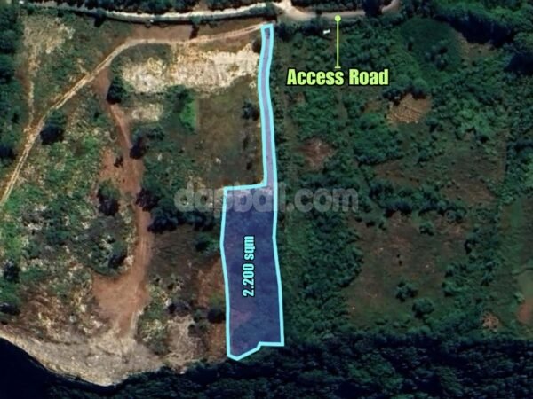 37602 - Prime Cliff/Beachfront land of 2200 sqm for sale in Pecatu