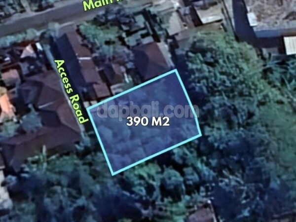 38310 - Residential land of 390 sqm for sale nearby Tanah Lot, Tabanan, Bali