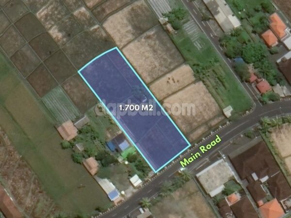 38374 - Prime land of 1700 sqm with exclusive surrounding for sale in Tanah Lot, Bali