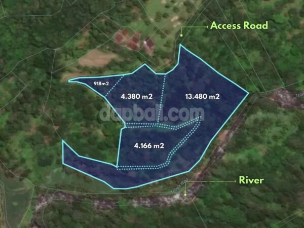 38406 - Huge land over 22 Ha with unspoiled natural surroundings for sale in Karangasem, Bali