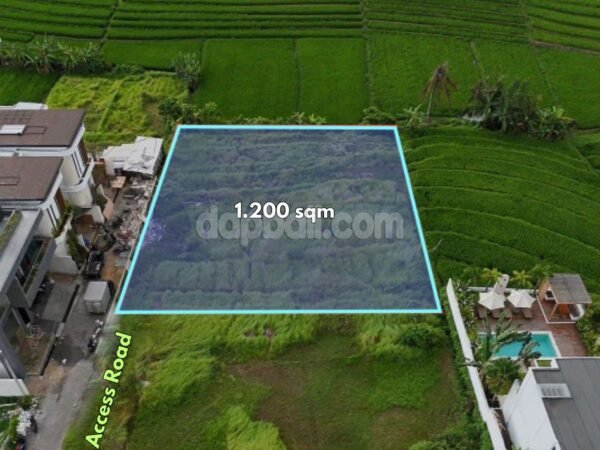 38278 - 1200 sqm Residential Land in Nyanyi, Tabanan