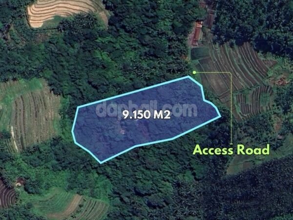 38359 - 9.150 sqm riverfront land with Hot Spring in Mangesta, Tabanan