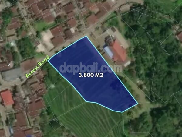 39177 - 3800 sqm land for sale in authentic Bali's village of Penebel, Tabanan