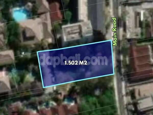 38649 - 1502 sqm a commercial land for freehold sale in Seminyak