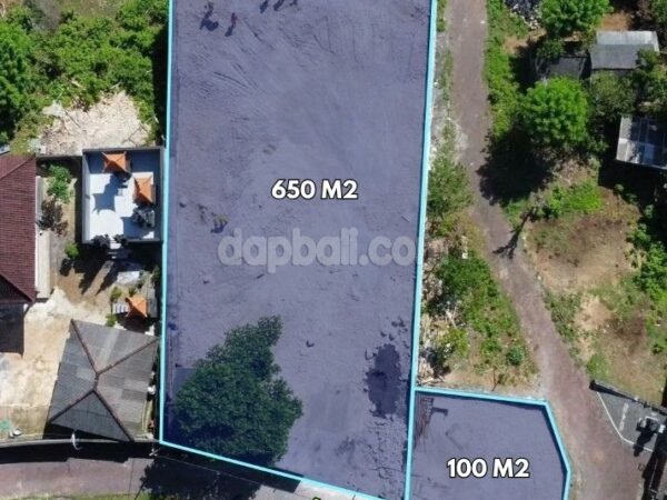 42951 - Limited offer: Small prime plot of 750 sqm for sale offers unblocked view of Nusa Dua, Bali