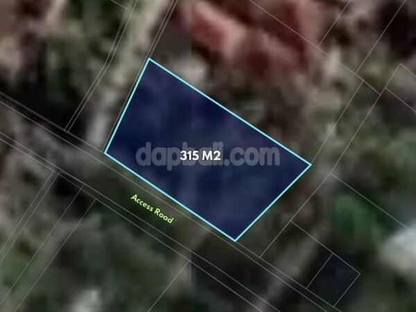 43807 - A rare prime plot of 315 sqm for sale in Tumbak Bayuh, Pererenan, Bali