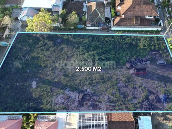 46383 - 2,500 sqm High-Potential Pink Zone Plot for Lease in Sanur, Bali