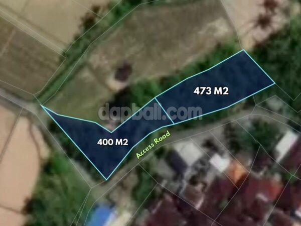 46693 - Prime Residential Zone of 873 sqm with Scenic Views for Lease in Beraban, Tanah Lot, Bali