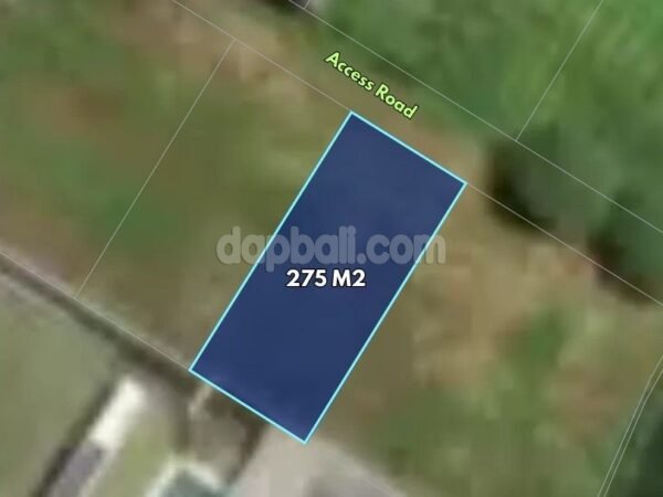 46701 - Strategic Residential Plot of 275 sqm with Rice Field & Mountain Views for Lease in Nyanyi - Beraban, Tabanan