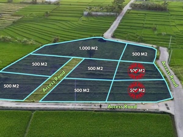 48220 - Small Leasehold Land Near Beach & Nuanu In Nyanyi, Tabanan